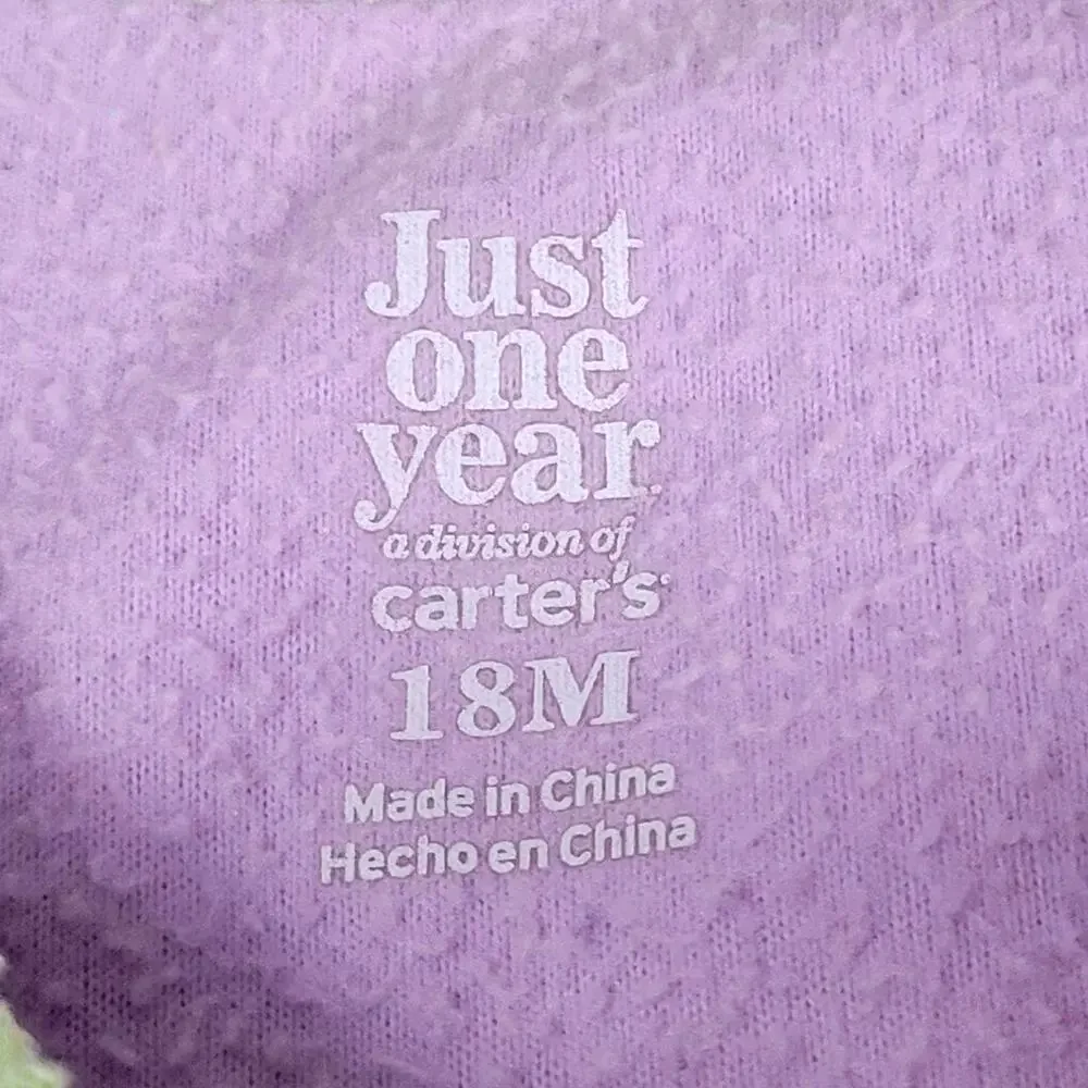 Carter's Fleece‎ Sleeper Bundle 2 Piece Size 18Mo